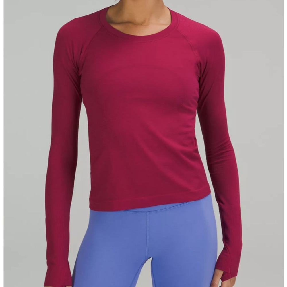 LULULEMON SWIFTLY RACE LENGTH-POMEGRANATE